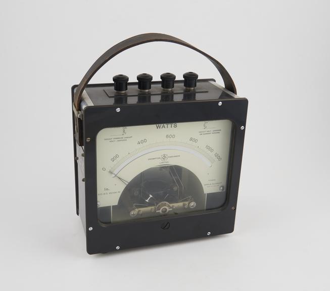 Moving-coil wattmeter, by Crompton-Parkinson Ltd