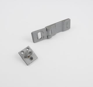 Hasp and staple