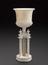 One ivory tripod vase