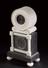 Ivory and blackwood clock case