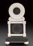 Ivory and blackwood clock case