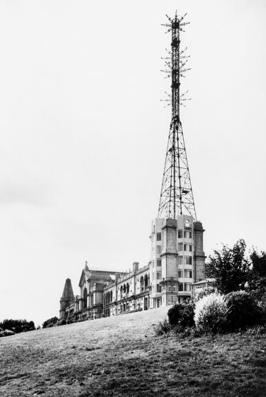 One of nineteen photographs of Alexandra Palace and television