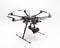 Hexacopter drone kit and digital video camera