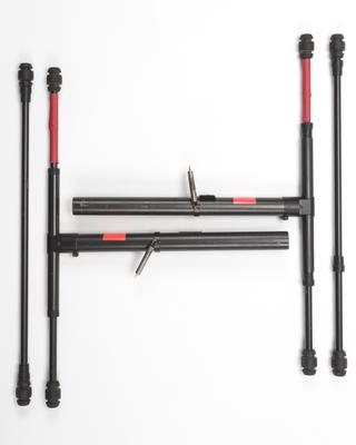 1 of 2 sets of legs from BBC Global Video Unit hexacopter drone