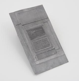 Lead electrotype mould