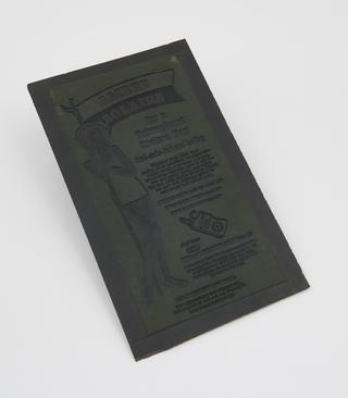 Thermosetting (Bakelite) matrix for rubber and plastic platemaking