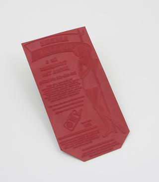 Plate with thermoplastic face and rubber backing