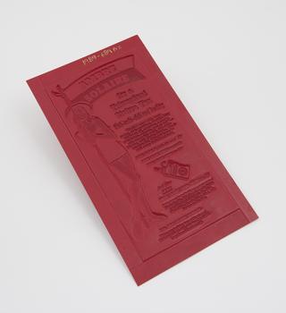 Thermoplastic mould, for electrotyping