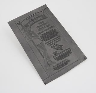 Tenaplate mould for electrotyping