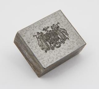 Steel Stamping Die of the Stationers' Coat of Arms