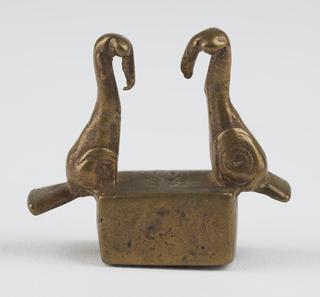 Ashanti weight in the form of two birds