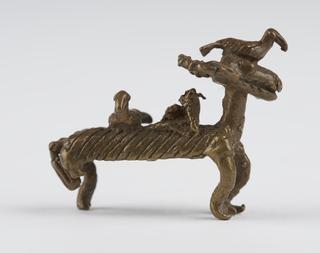 Ashanti weight in the form of a goat