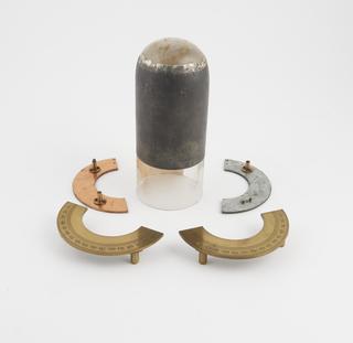 Parts of an electrometer