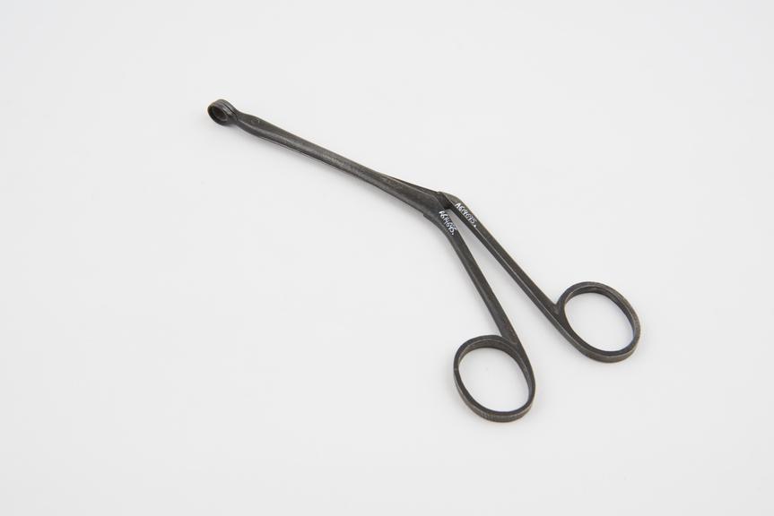 Tonsil punch forceps, steel, by Krohne and Co