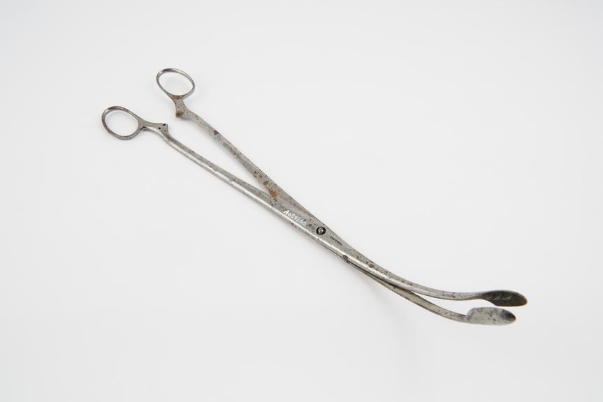 Oesophageal forceps(?), steel, by Charriere of Paris, 1820-1865