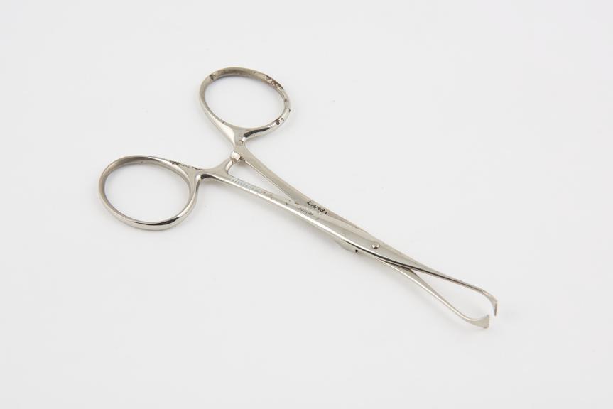 Tuffier's intestinal clamp forceps, nickel plated steel