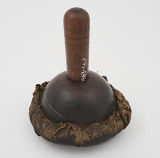 Ink ball for wooden printing press, 1701-1800