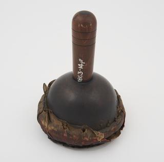 Ink ball for wooden printing press, 1701-1800