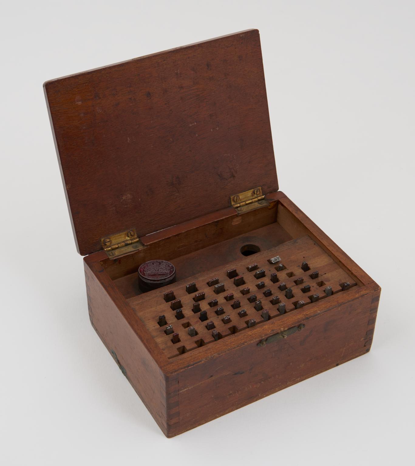 Wooden Box of Type