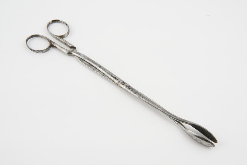 Bullet forceps, steel, by Ferguson of London, 1822-1869