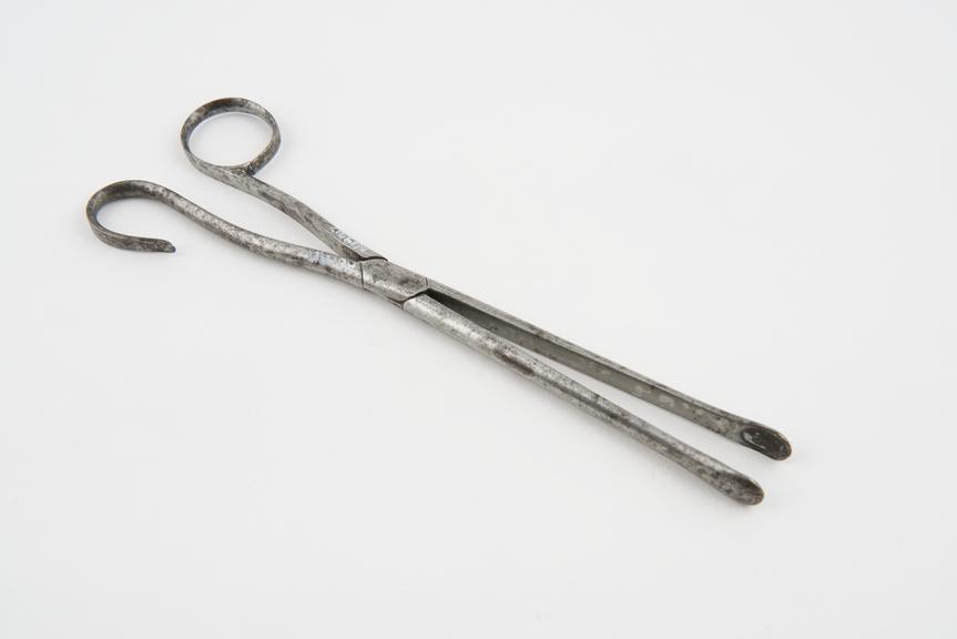 Bullet forceps, 19th century, probably early, steel