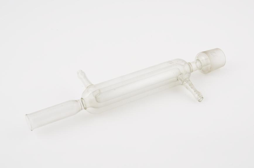 Glass condenser from the Soxhlet apparatus, by A