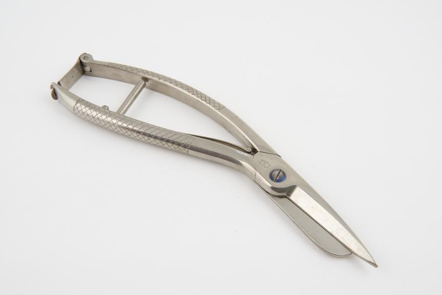 Seutin's bandage shears, steel, plated