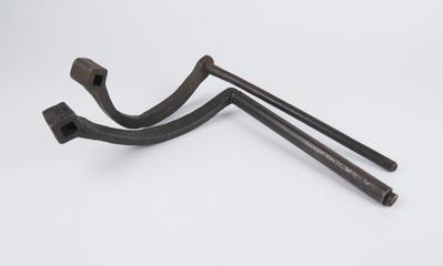 One of two winding handles