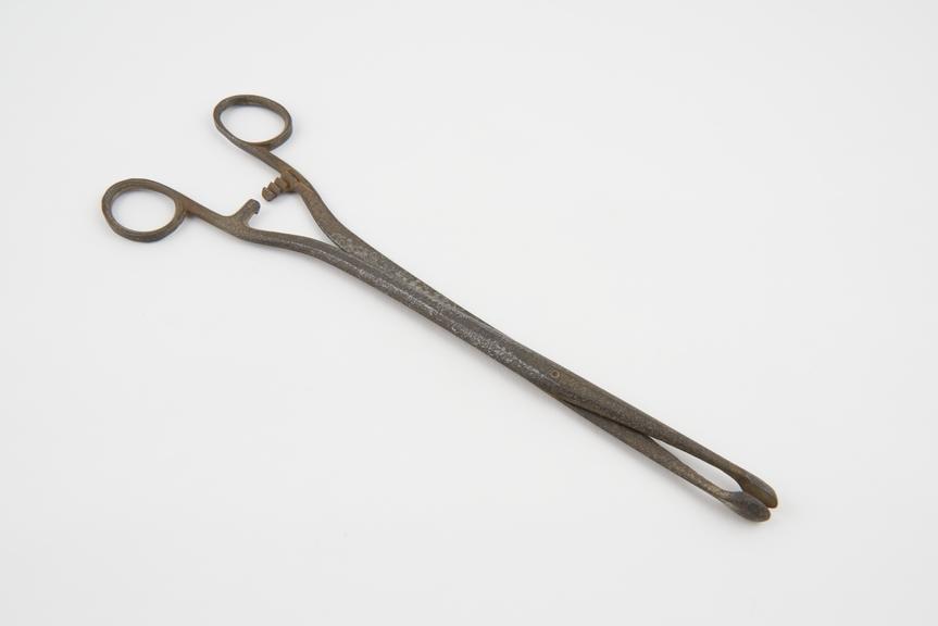 Uterine forceps(?), steel, 19th century