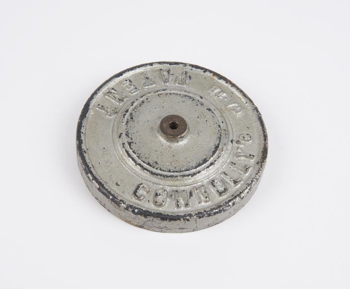 Base for planimeter patented 1904 by Connolly Brothers