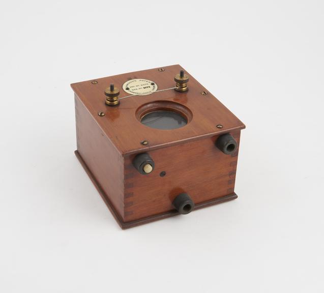 Onwoods patent moving coil galvanometer by Gambrell Bros.