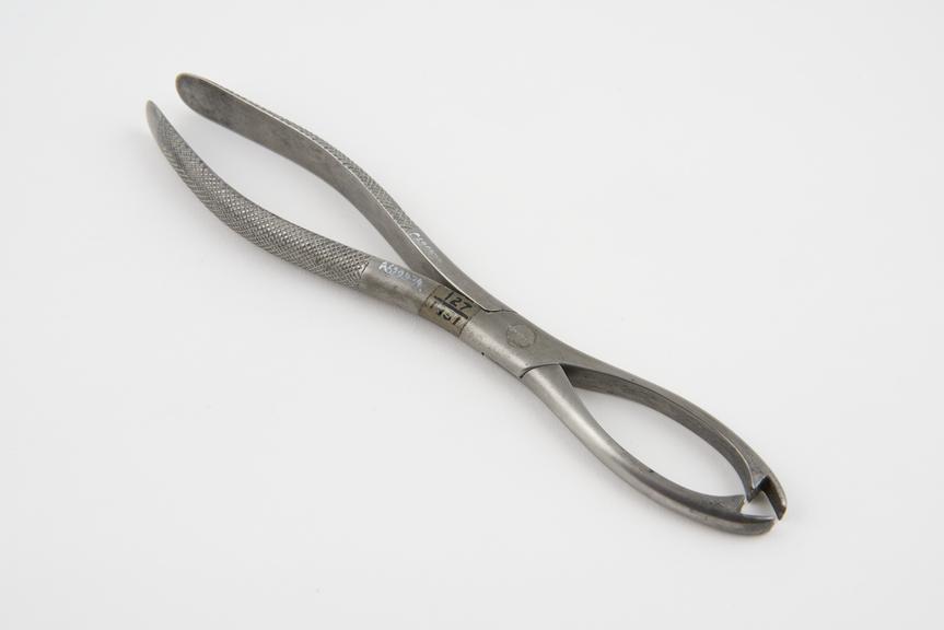 Forceps, lion, Fergusson's by Weiss, London, c. 1863-1890, steel