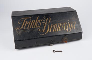 Lid for Brunsviga calculating machine made by Grimme