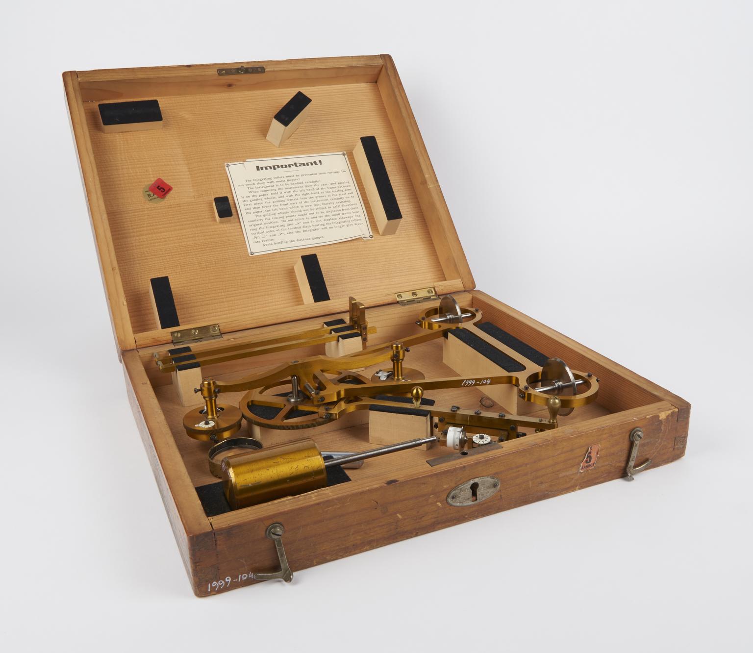 Integraph Termina Integraph by J.Amsler with wooden case. From Royal Aircraft ...