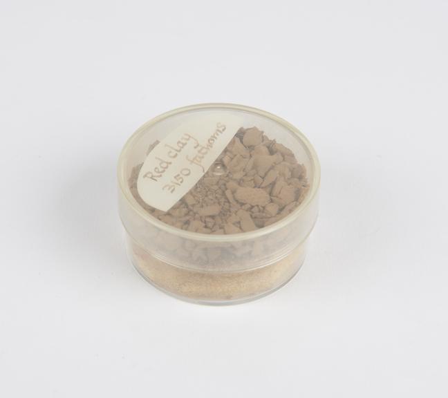 Sample of red clay collected by HMS Challenger, 1872-1876