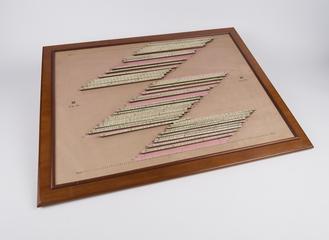 Large section of George Darwin's tidal abacus