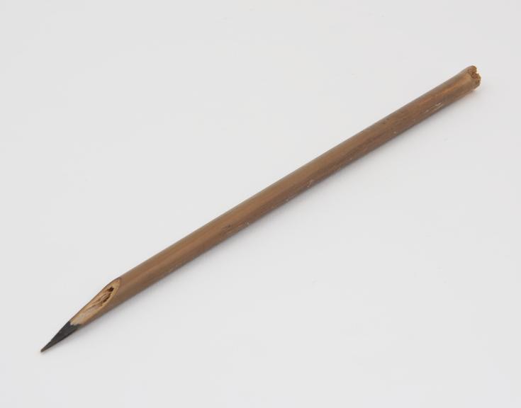 Reed pen cut for writing the Naskhi, an Arabic script, 1800-1920