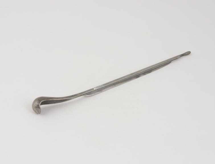 Combined lithotomy scoop and probe-ended director, steel