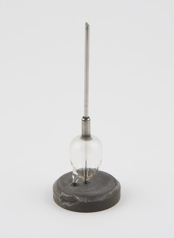 Presentation model of Geiger-Muller tube with medical needle