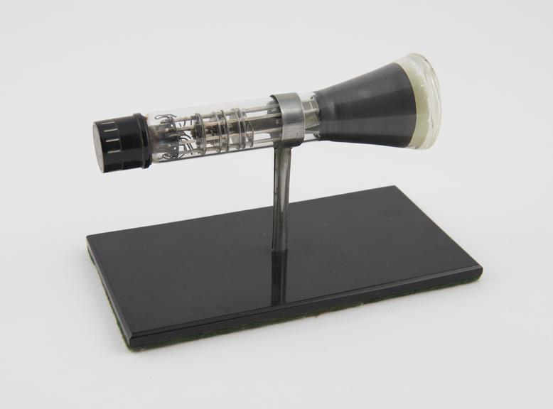 Presentation scale model of single gun cathode ray tube(type