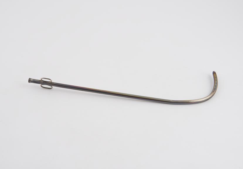 Silver plated catheter with small drainage holes