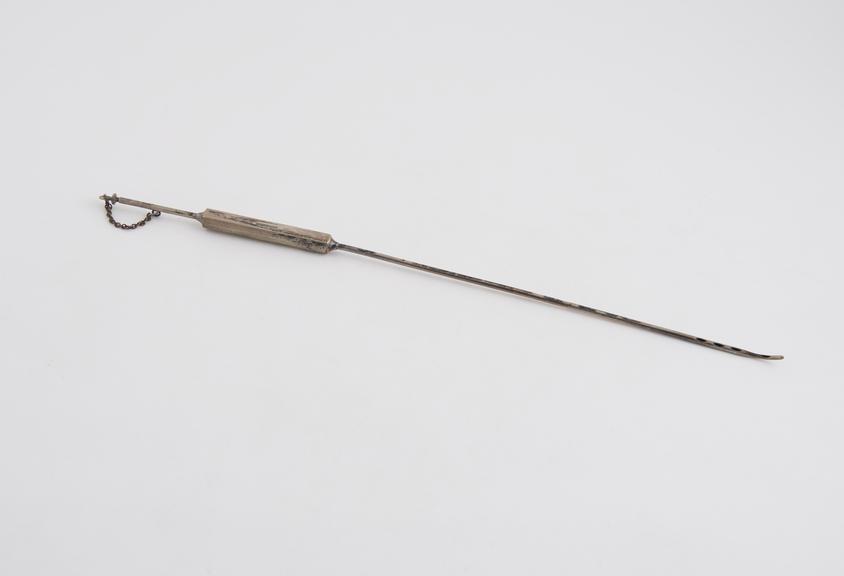 Kelly's female ureter catheter with handle and stop-cock