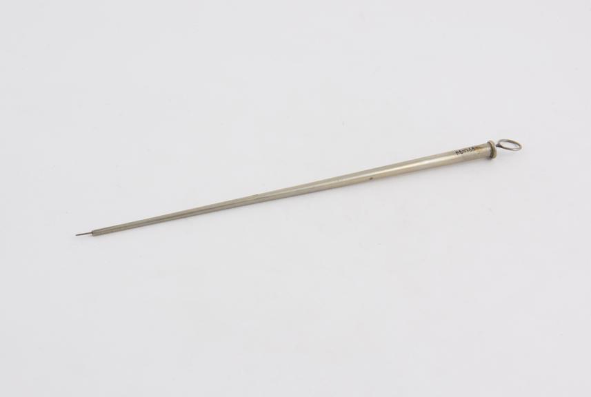 Female catheter, conical with stilette, c. 1880