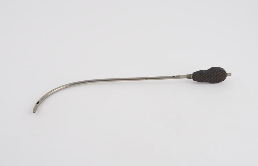 Brodie's metal catheter with proximal curve and chequered