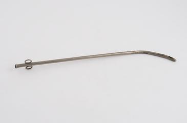 Catheter, steel, nickel-plated, 1880 to 1920
