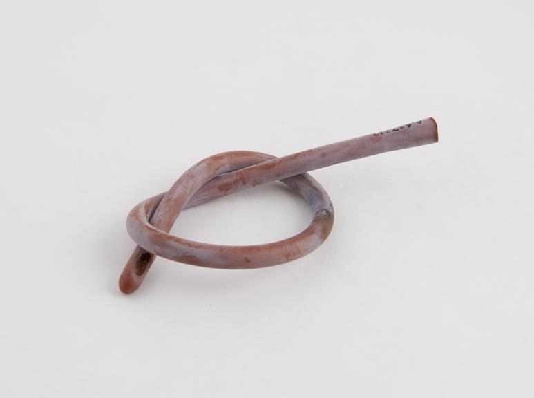 Rubber catheter, European, 1830-1920