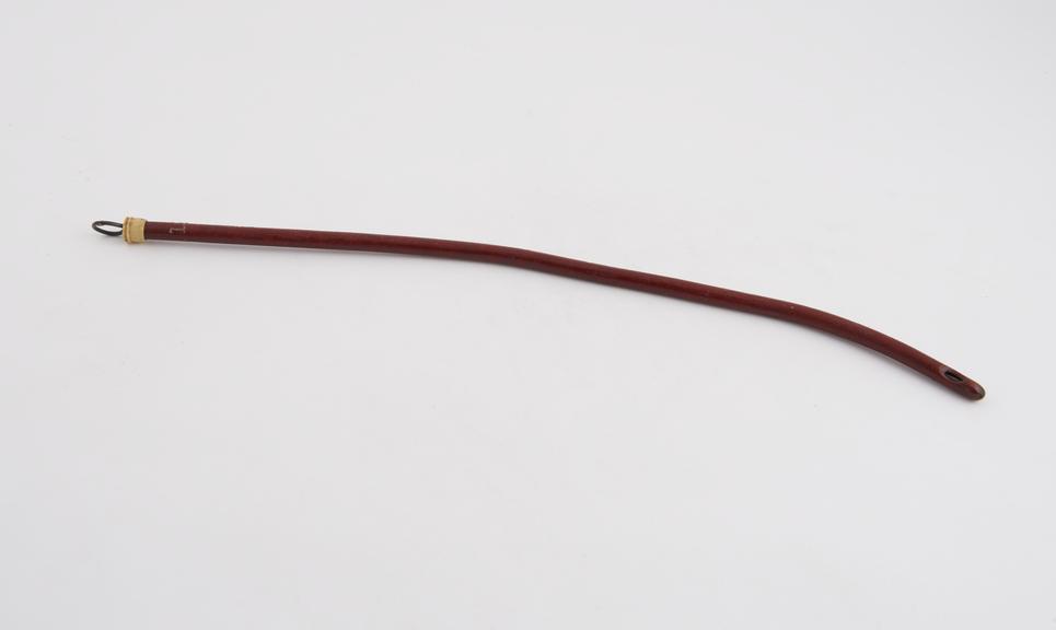 Elastic gum catheter, size 12, Europe, 1830-1920