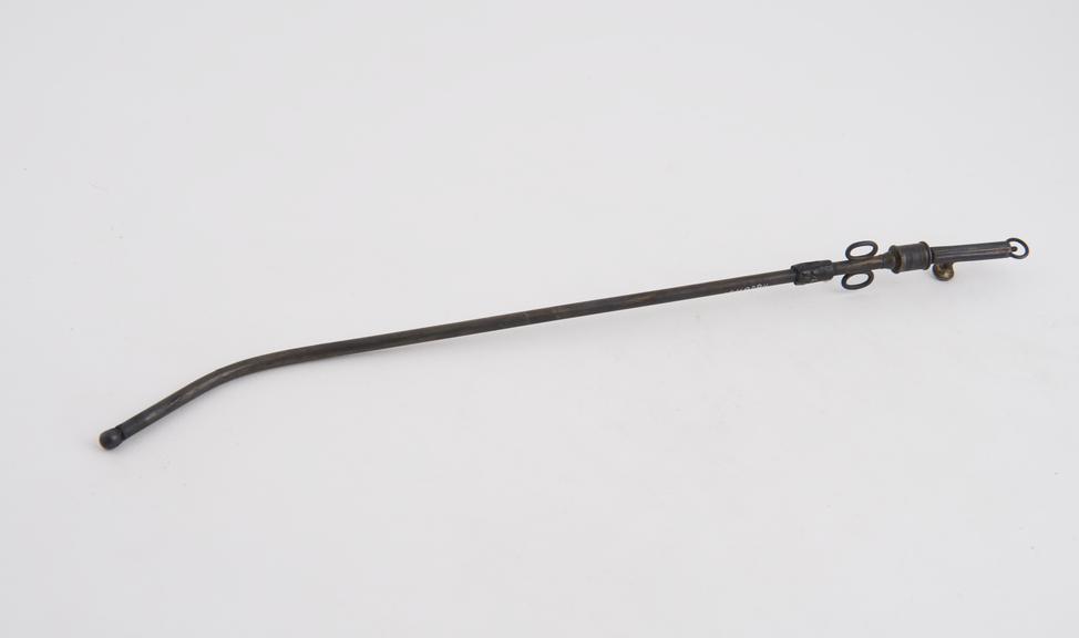 Thompson's uterine catheter, for caustic, silver, French