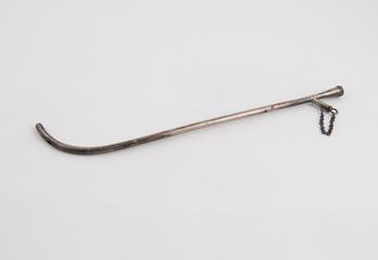 Catheter, silver, 19th century