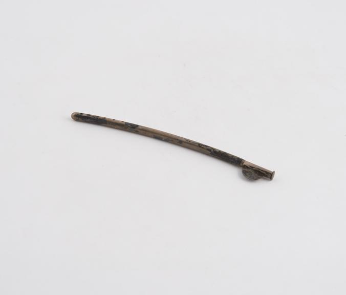 Catheter, female, silver, made in London, 1873